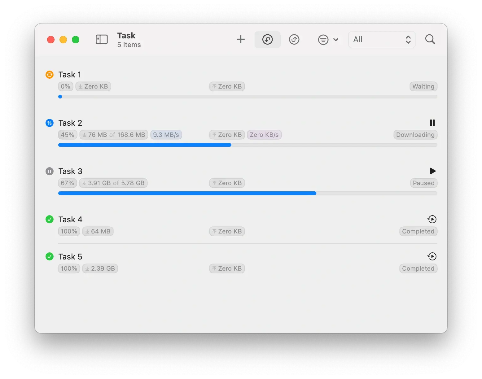 Swads on Mac — Download Station client