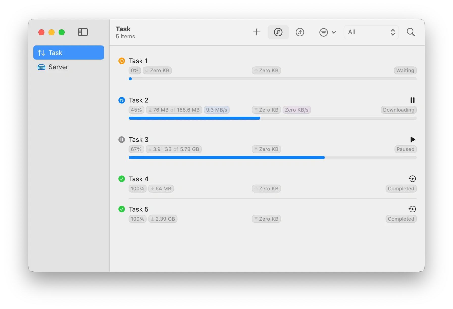 Swads on Mac — Download Station client